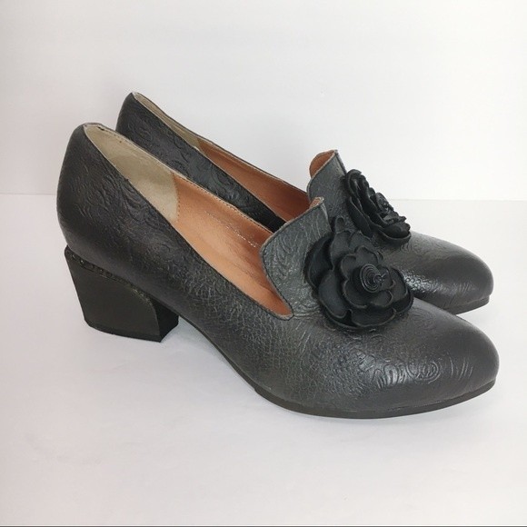 NEW L'Artiste Spring Step Dark Charcoal Gray Womens Noora Heels Pumps 43 11.5 12 - Picture 2 of 14